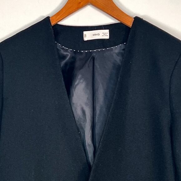 MNG Mango Black Blazer Suit Jacket - Picture 3 of 11